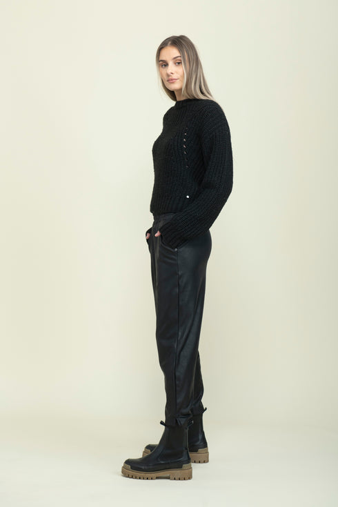 Mia-Pointelle Pullover